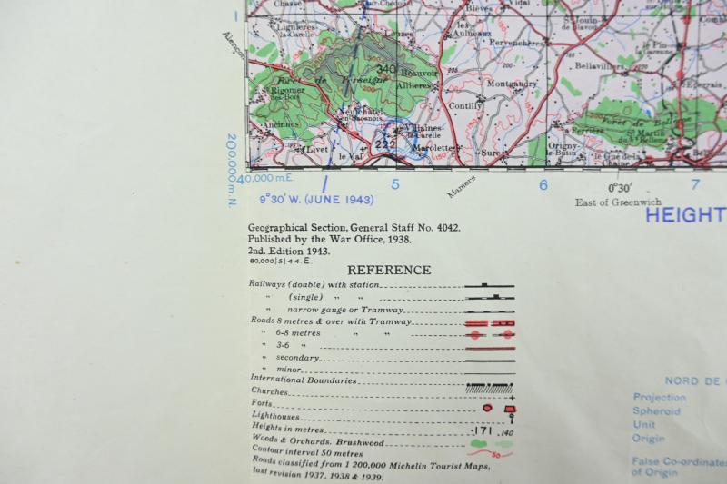 British WW2 Mapcase of Capt. Harris RASC