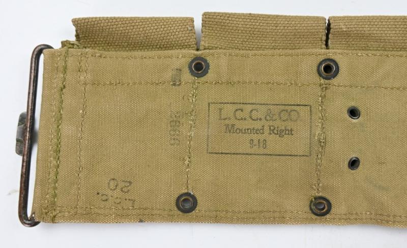 US WWI M1917 Mounted Ammo Belt