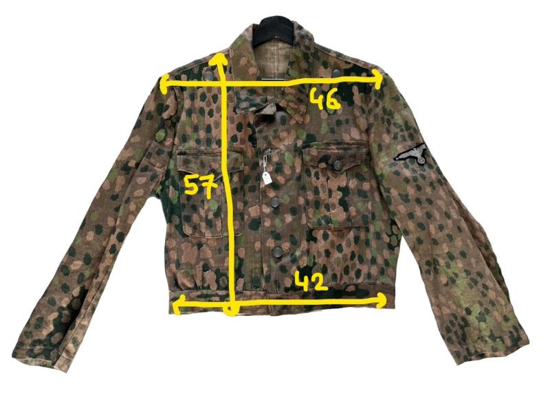 Waffen SS HBT DOT44 Tunic With Sleeve Eagle