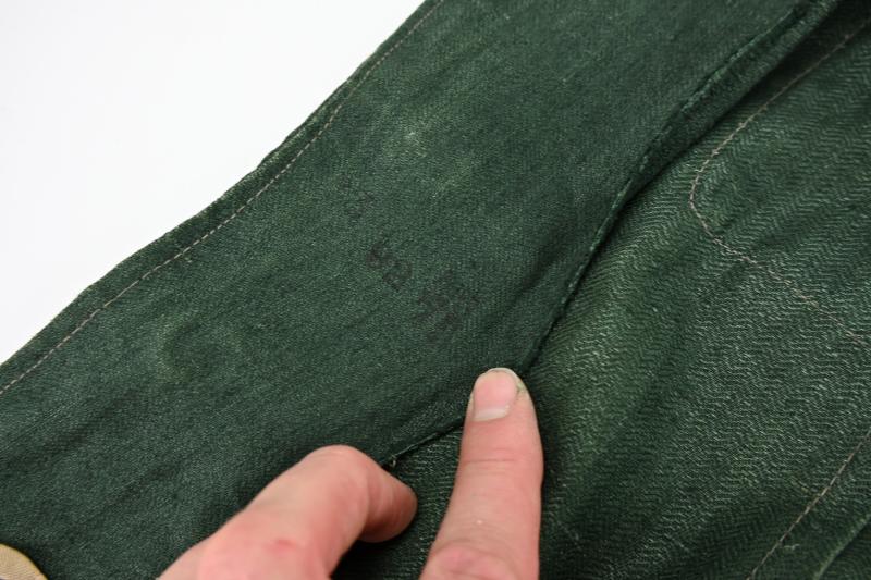 German WH M43 HBT Combat Tunic