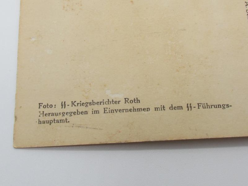 Postcard : Unsere Waffen-SS