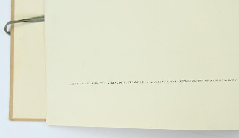German WH Hans Liska Sketch Book 1944