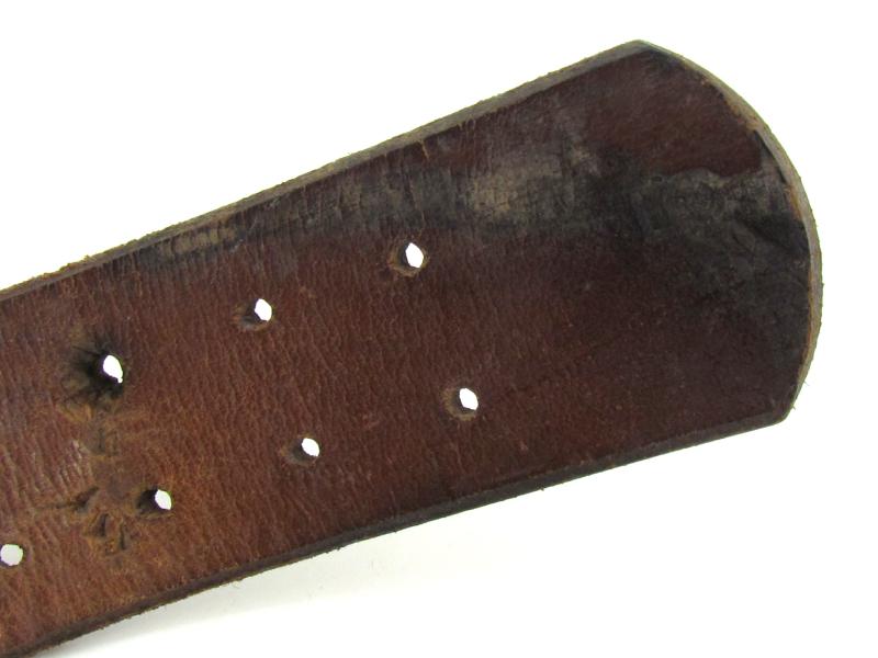 Wehrmacht Aluminum EM/NCO Police Buckle with Belt