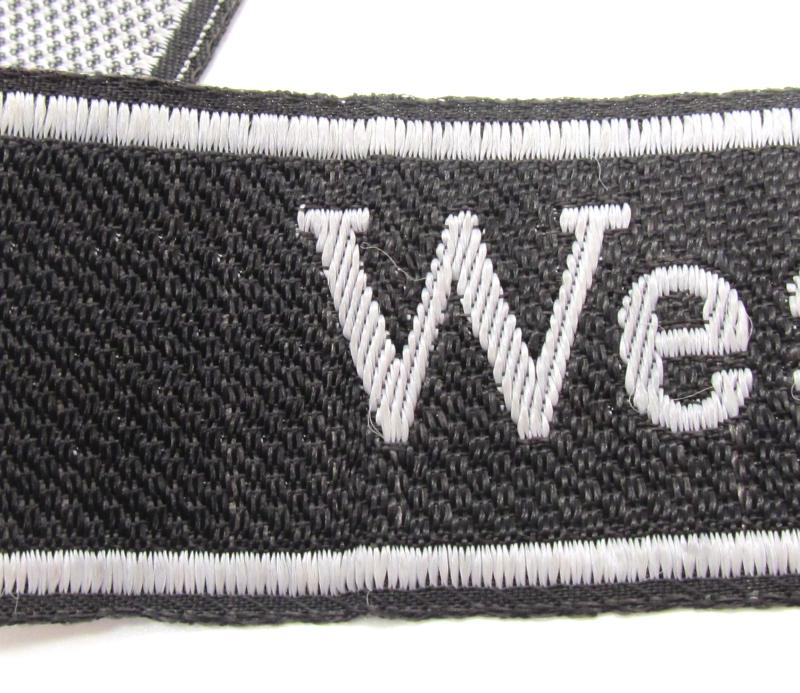 Flemish volunteer SS-Panzergrenadier-Regiment 10 ‘Westland’ Bevo Cufftitle