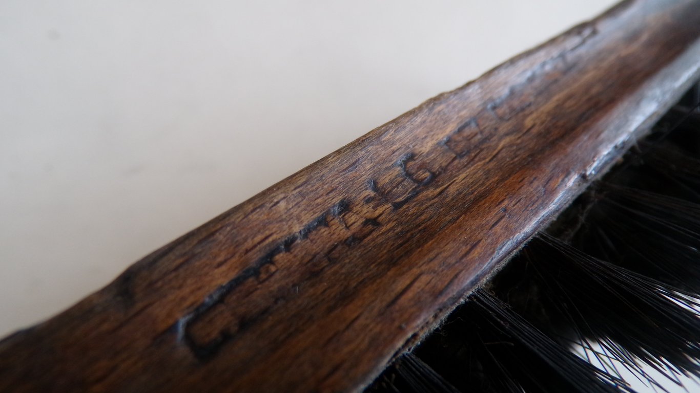 RAD Issued Wooden Shoe Brush