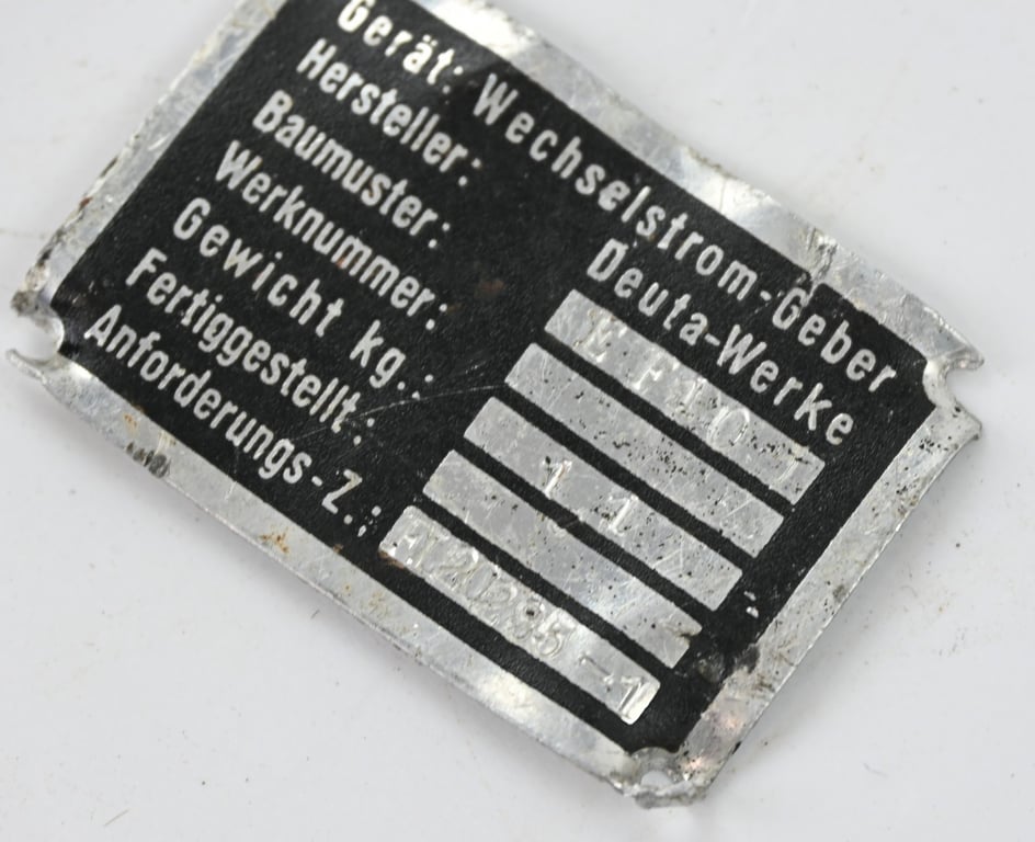German LW Junkers JU87 Stuka Parts