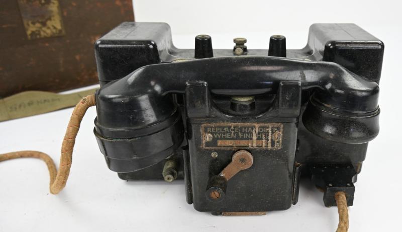 British WW2 MK2 Field Telephone Set F