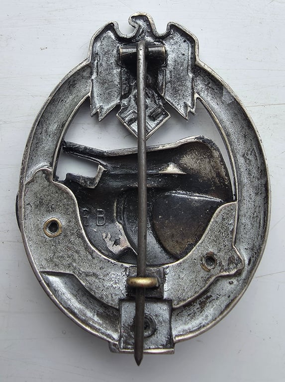 Panzer Assault Badge numbered 50, Gustav Brehmer