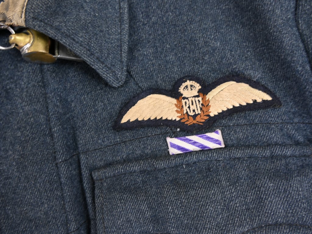 British WW2 RAF Flying Jacket & Side Cap 'Eagle Squadron'
