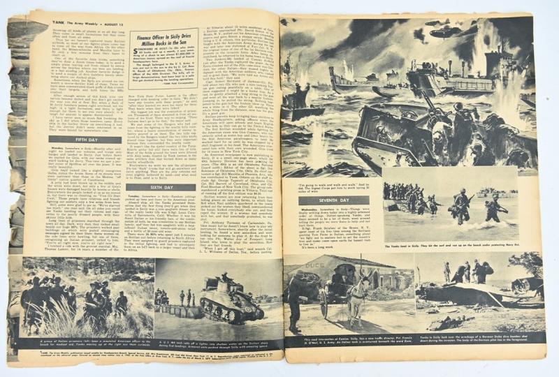 US WW2 Yank Magazine August 13th, 1943