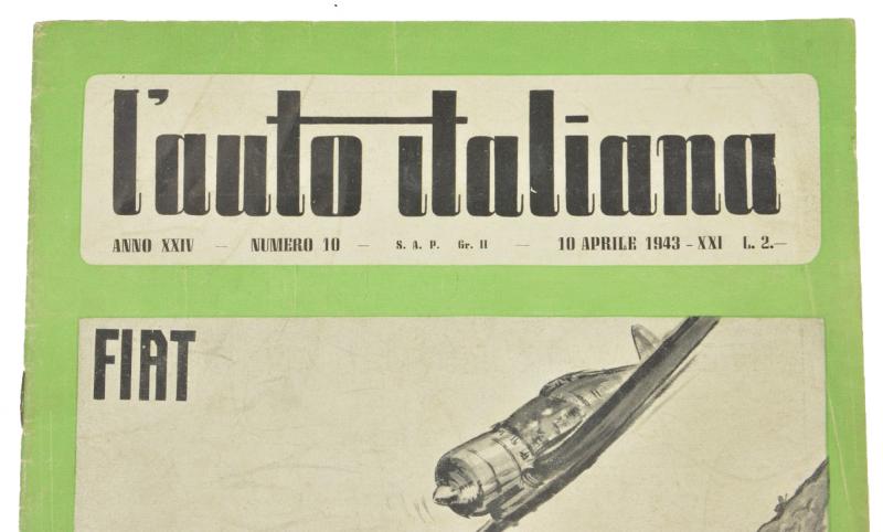 Italian Magazine 'L'Auto Italiana' April 1943