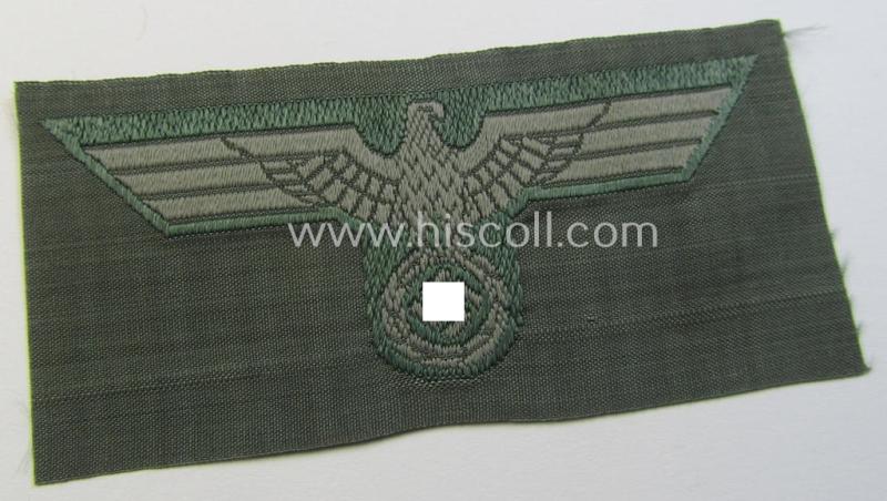 WH (Heeres) cap-eagle & cocarde-set (ie. 'Schiffchenmützen-Adler u. Kokarde für Manns. u. Uffz.')