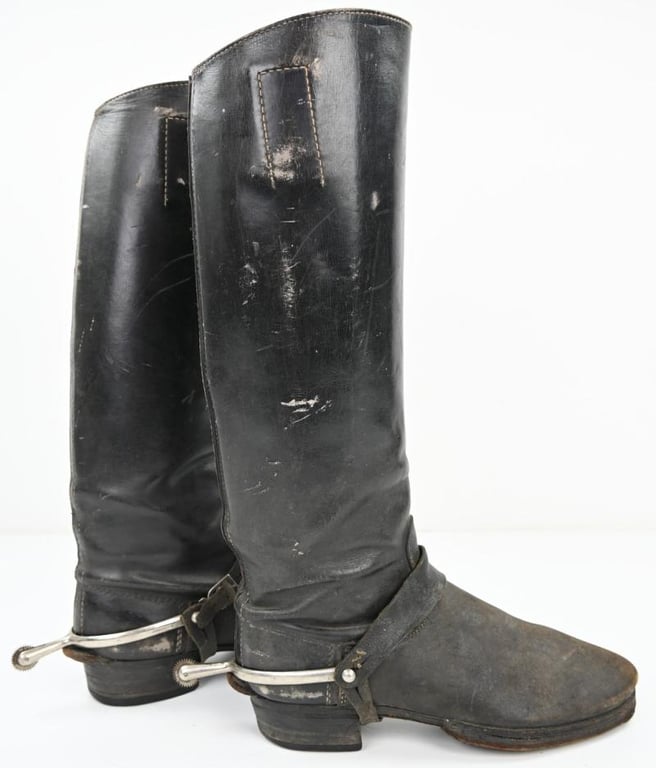 German WH Cavalry Jackboots with Spurs