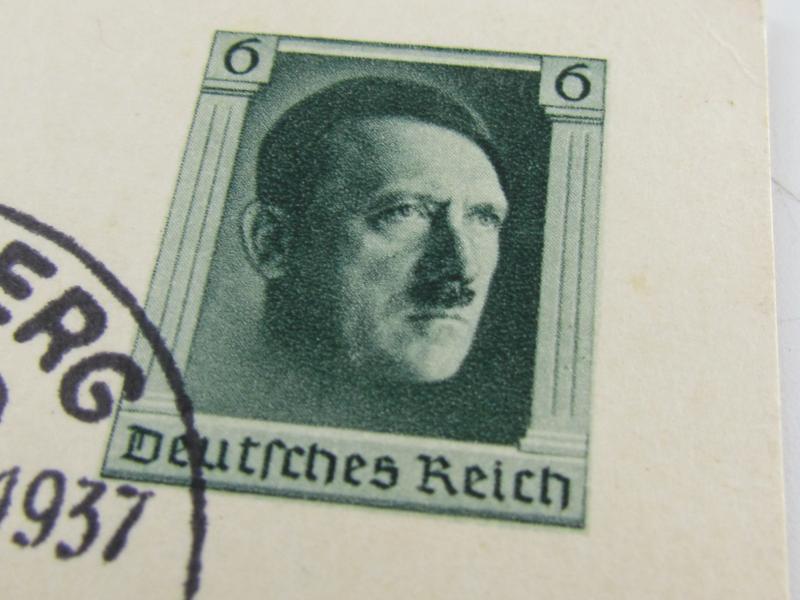 Postcard for the Nazi Party Rally Nuremberg 1937