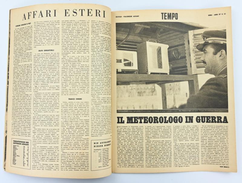German/Italian Magazine 'Tempo' 1943
