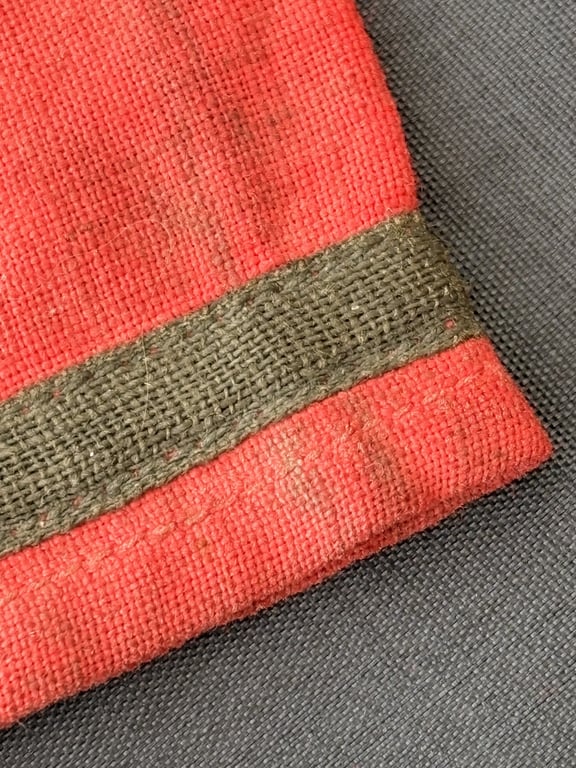 RARE GERMAN WWII ALLGEMEINE SS EARLY EXAMPLE COTTON ARMBAND PRE 1933.