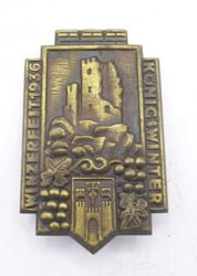 German Tinnie/Day badge. "Winzerfest 1936" Konigswinter.