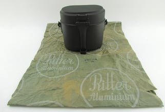 Wehrmacht M31 mess kit (“Kochgeschirr”) with factory “Ritter...