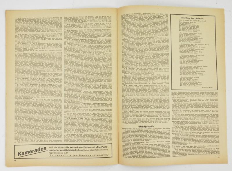 German Reichsmarine Magazine 1930