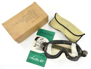 USAAF WW2 Type B-8 Flying Goggles in Box