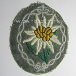 'Variant'-pattern, WH (Heeres) 'Gebirgsjäger'- (ie. mountain-troopers-) related arm-badge,...