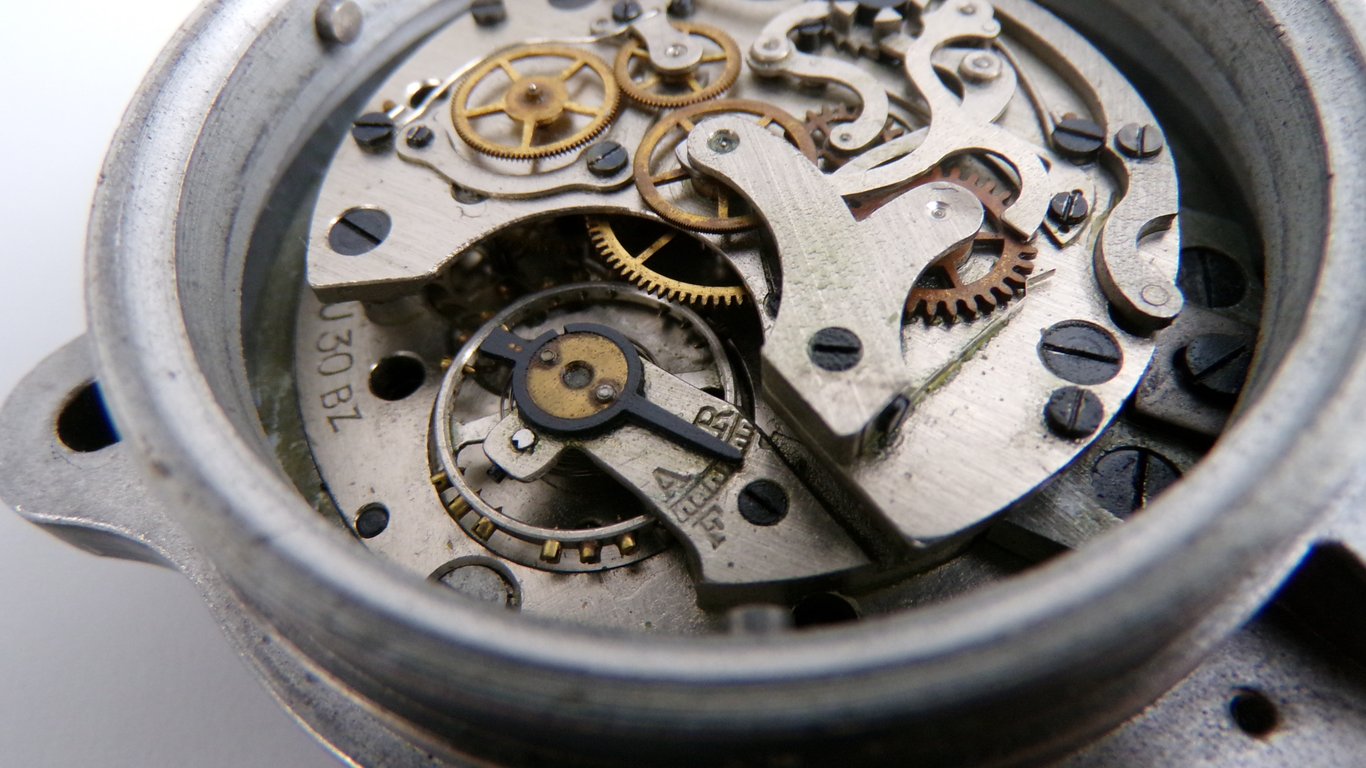 Luftwaffe Messerschmitt Borduhr