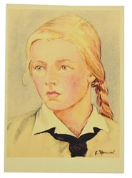 German BDM Portait Postcard
