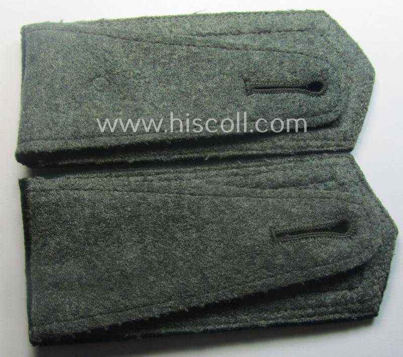 Pair of WH (Heeres) NCO-type (ie. 'M36- o. M40'-pattern- and/or 'pointed-styled'), neatly 'cyphered' shoulderstraps as was intended for usage by an: 'Oberfeldwebel des Infanterie-Rgts. 119'