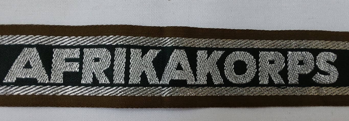 'BeVo'-like cuff-title ('Ärmelstreifen') entitled 'Afrikakorps'