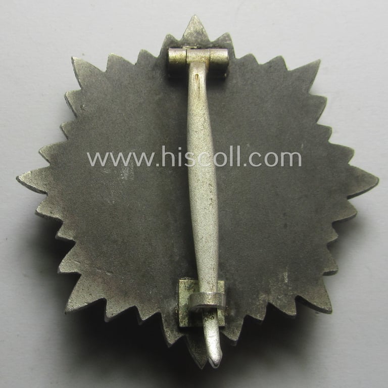 Attractive, WH-related, so-called: 'Tapferkeitsauszeichnung o. Steckkreuz für Angehörige der Ostvölker, 2. Kl. in Silber mit Schwertern' being a (typical) non-maker-marked example