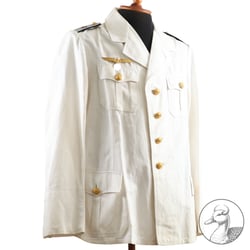 Weißes Jackett Kriegsmarine Leutnant der Küstenartillerie