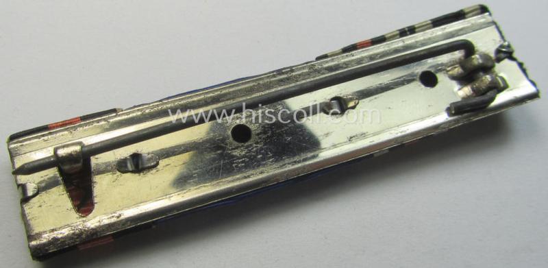 5-pieced, WWI- (ie. WWII-) period ribbon-bar (ie. 'Feld- o. Bandspange') showing various WWI- (ie. WWII-) period awards and a: WWI-period: 'EK II. Kl.' (with 'Wiederholungs-Spange Miniatur')