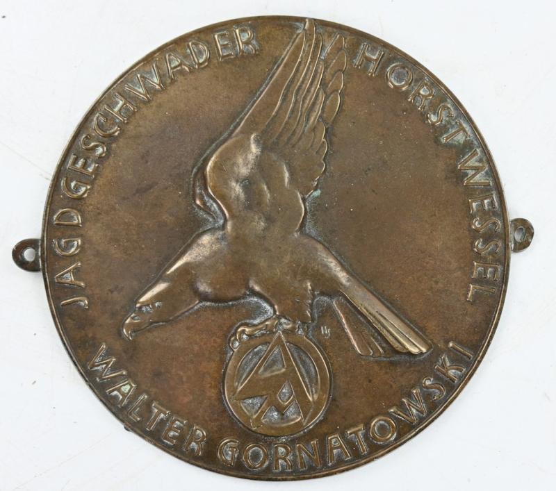 German SA Commemorative plaque for aircraft of the Horst Wessel squadron