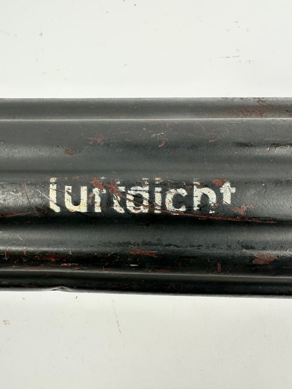 WW2 German Airtight metal container for 10 cm grenade 39 red HL (haul charge).