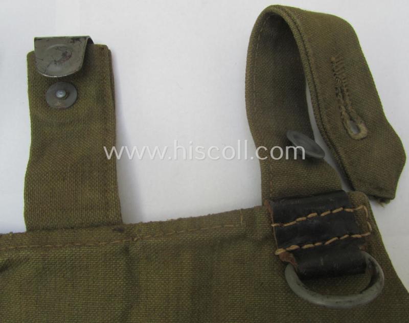 Mid-war-period, so-called: 'M31'-type, WH (Heeres ie. Waffen-SS etc.) 'Brotbeutel' (ie. bread-bag) being a maker-marked and/or: '1942'-dated example that comes in a 'virtually mint- ie. unissued' condition