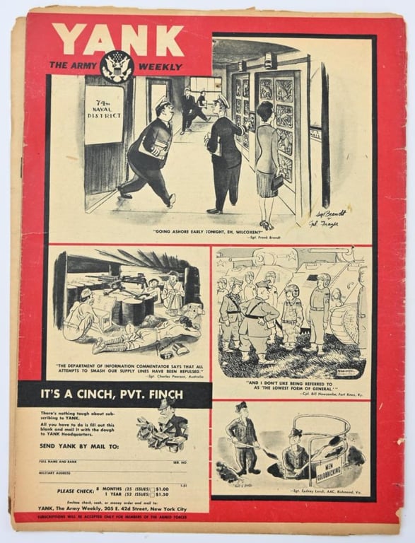 US WW2 Yank Magazine 11 June 1943