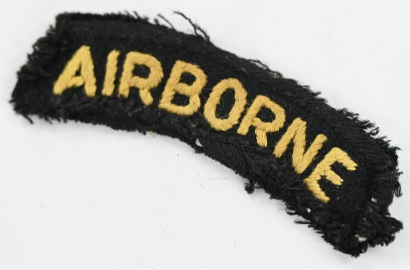 US WW2 British Made 101st Airborne Division SSI Tab