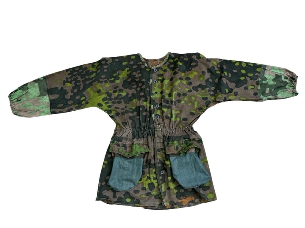 Waffen SS M42 Planetree 1/2 smock, field modified!