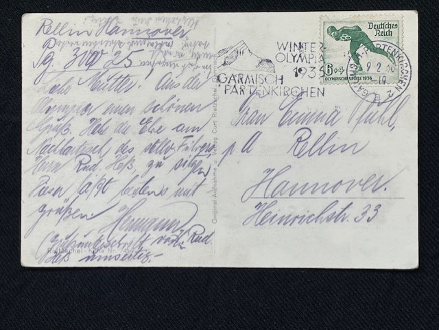 RARE GERMAN WWII DEPUTY FUHRER RUDOLF HESS HAND SIGNED SIGNATURE.