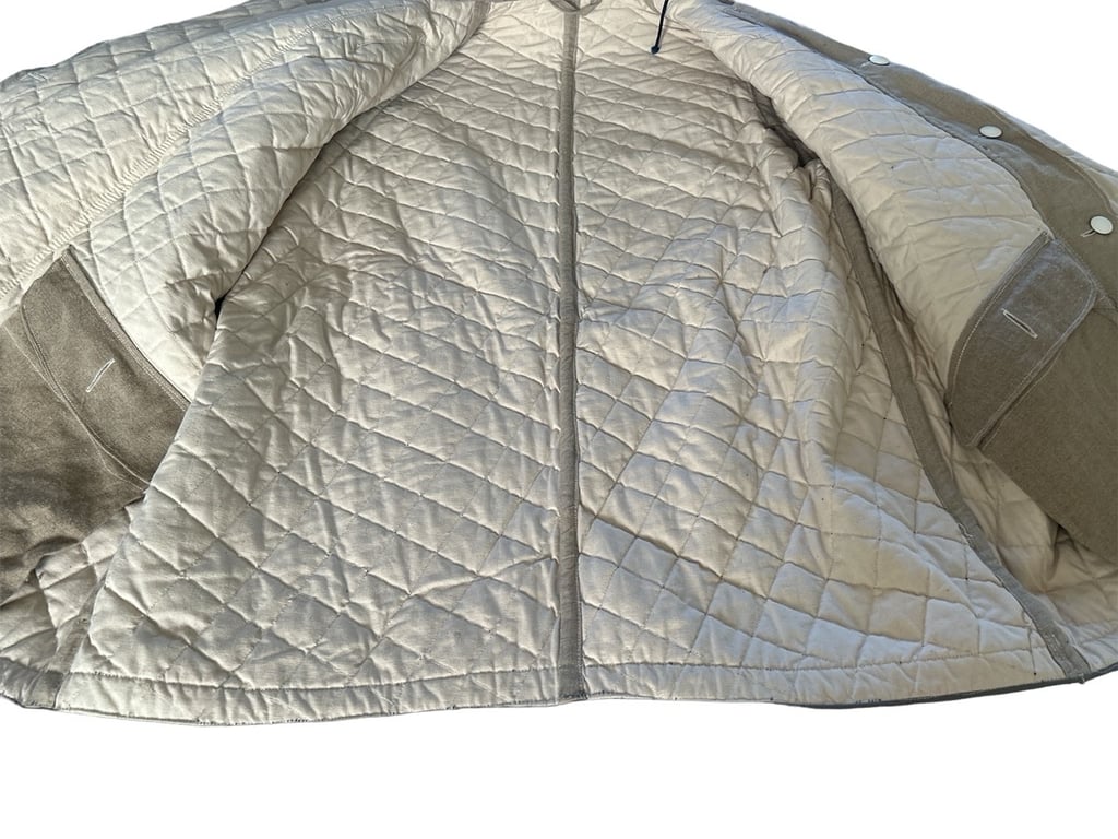 Luftwaffe Fallschirmjäger Squere Guilted Winter Parka in Stone Mint Condition
