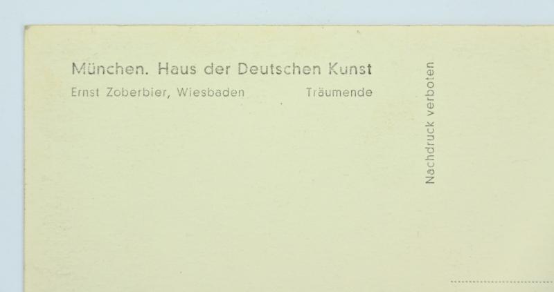 German WW2 Postcard 'Haus der Deutschen Kunst'