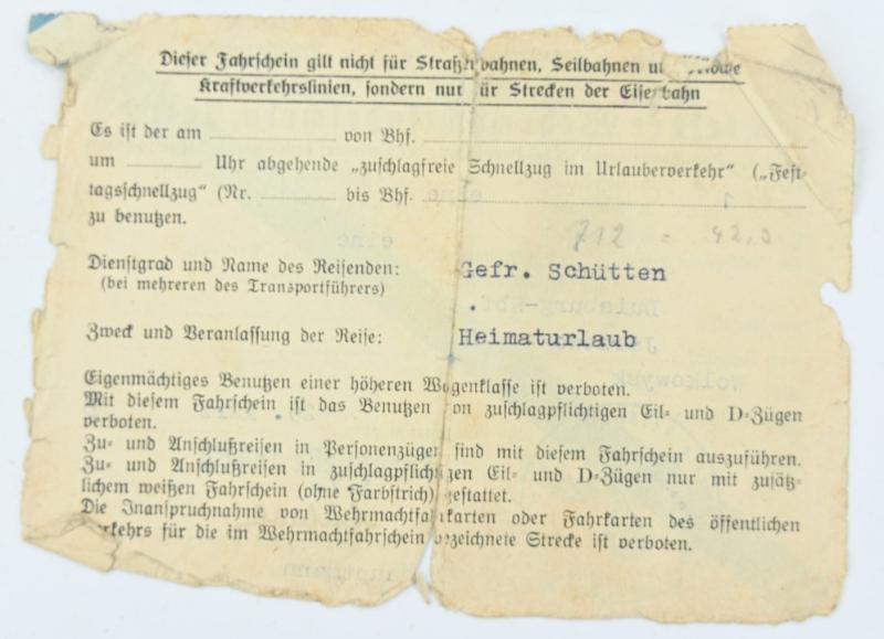 German WH Driverslicense Papers Part 2