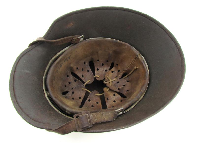 Wehrmacht Reissued German M18 Helmet (ET64) with Early M31 Aluminum Liner