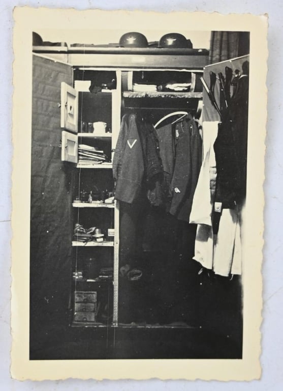 German WH Pictures of Barracks Cabinets