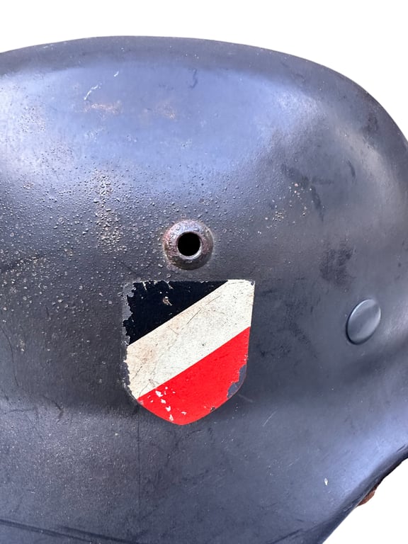 WW2 German Luftwaffe Double Decal Helmet 'EF68'