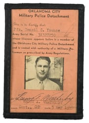 US WW2 Military Police ID Card