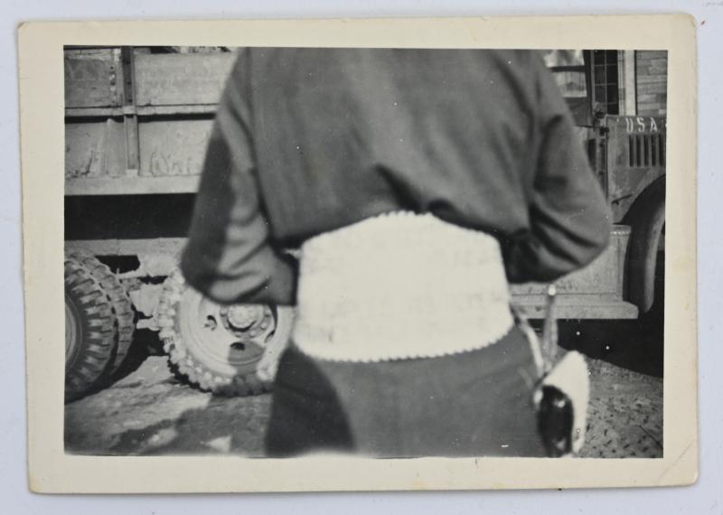 US WW2 Named Motorcyclist 'Souvenirs' Kidney Belt