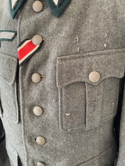 GERMAN WWII HIGHLY DECORATED PANZER OFFICERS (MAJOR) COMBAT TUNIC
