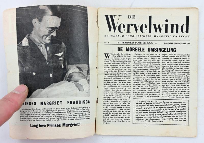 British RAF WW2 Droppingsbooklet 'De Wervelwind'