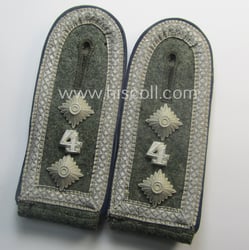 Pair of WH (Heeres) neatly 'cyphered', NCO-type shoulderstraps:...